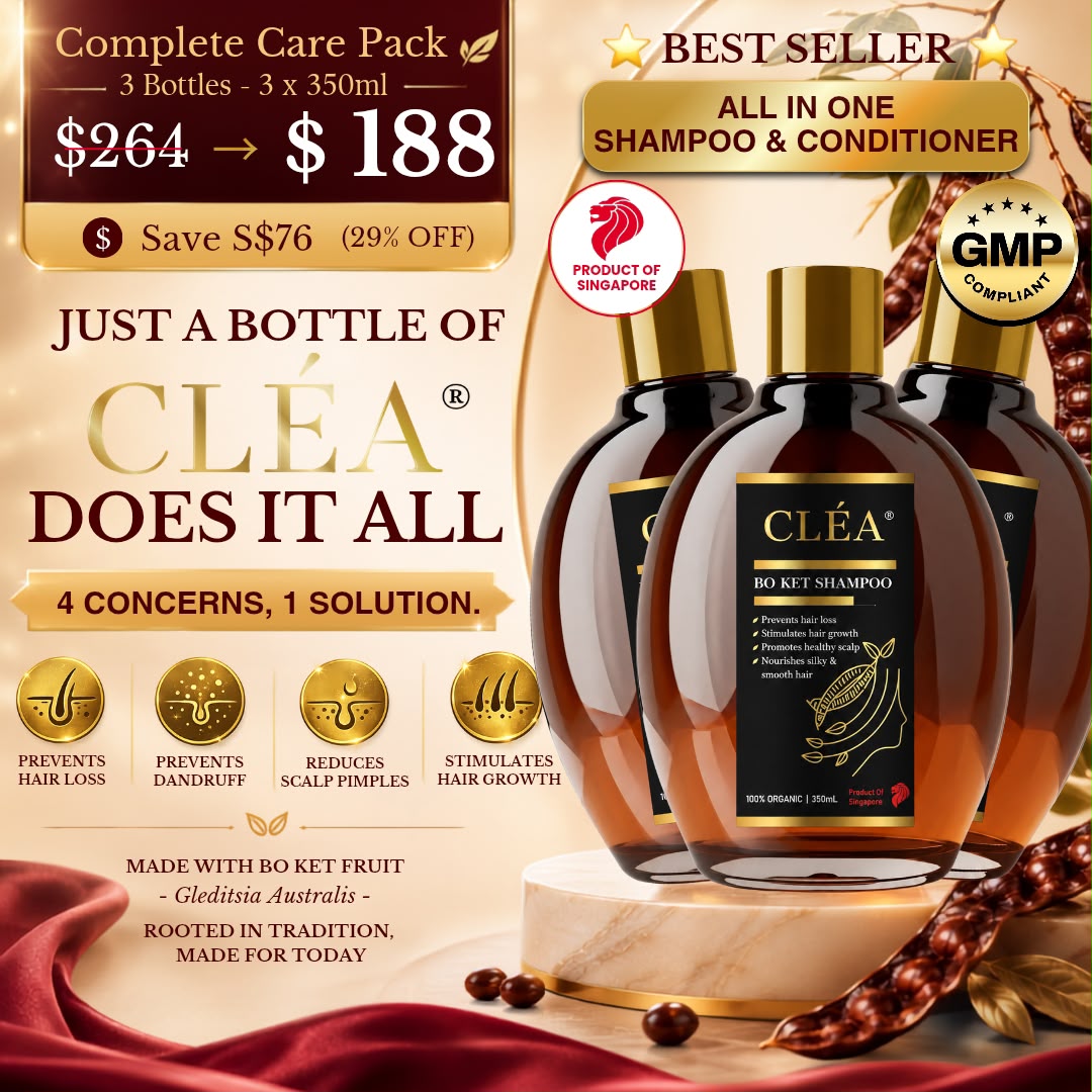 CLÉA Complete Care Pack – 3×350ml